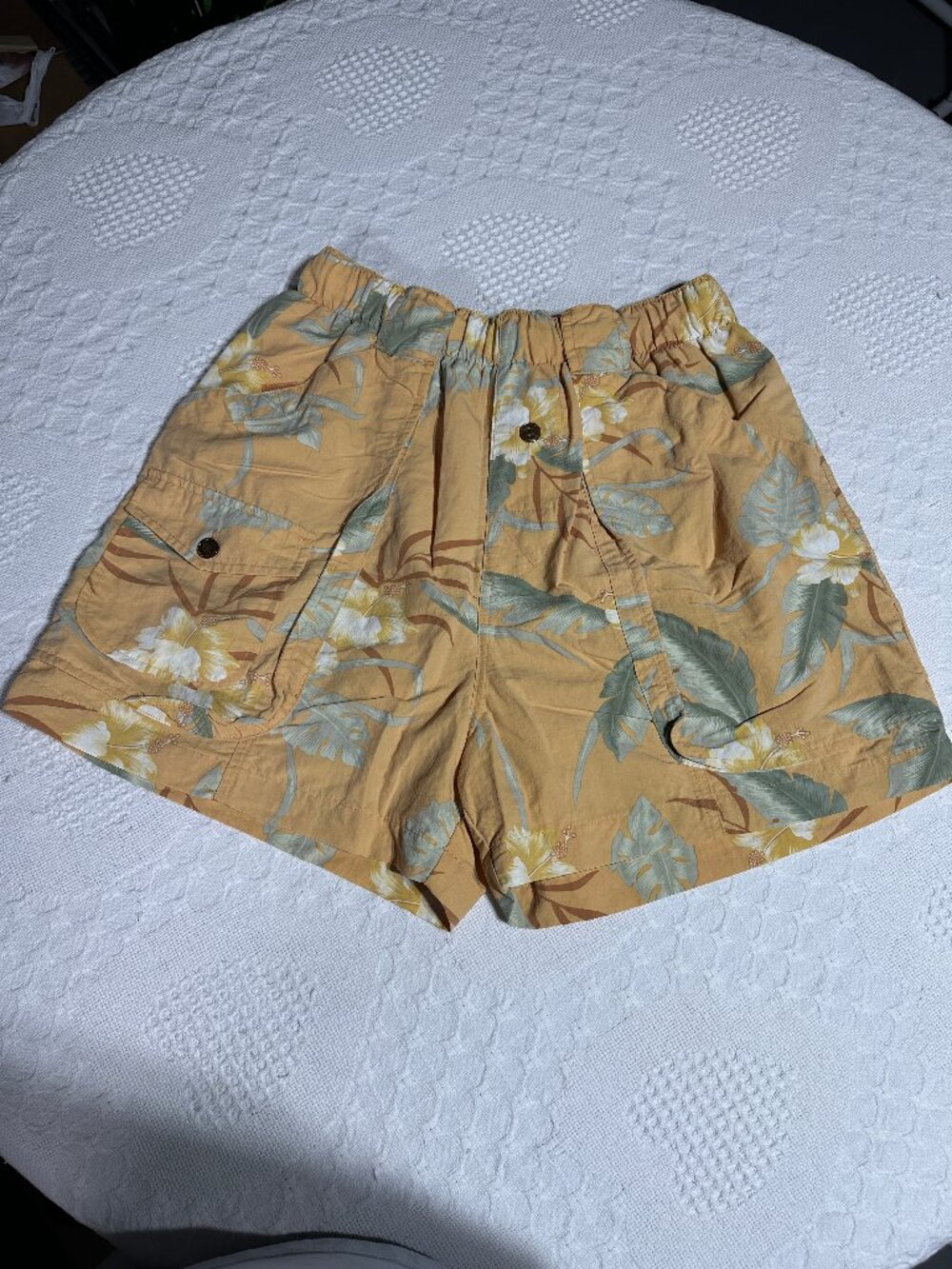 Tommy Bahama Relax Floral Swim Trunks Hawaiian Cargo Shorts M
